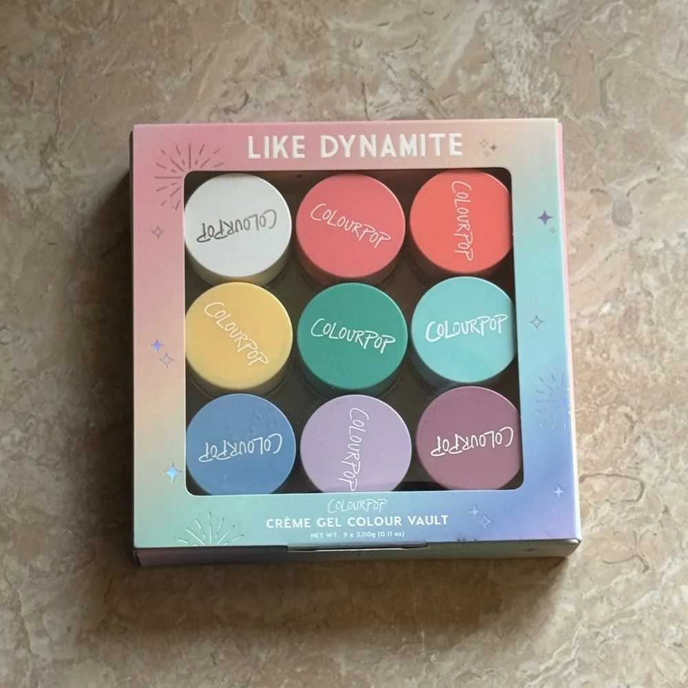 COLOURPOP Like Dynamite Creme Gel Liner Eyeliner Colour Vault 9 Pack NEW IN BOX